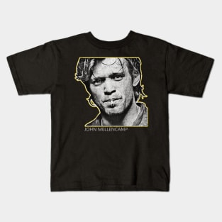 Retro John Mellencamp Kids T-Shirt